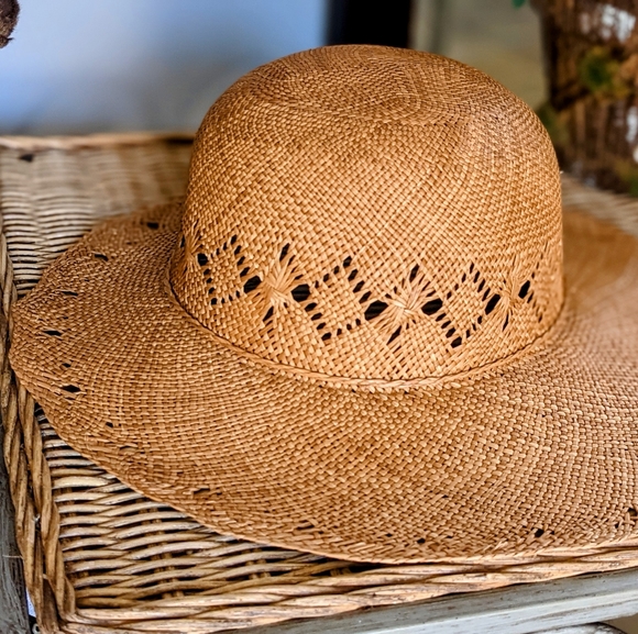 Rafia Straw Summer Hat - Picture 3 of 8